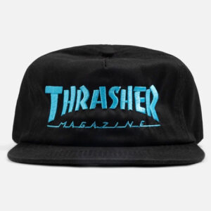 THRASHER - GORRO SNAPBACK SKATE MAG LOGO BLACK/BLUE