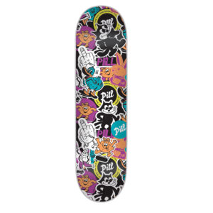 PILL - TABLA STICKER BOMB PURPLE 8.38 X 31.5